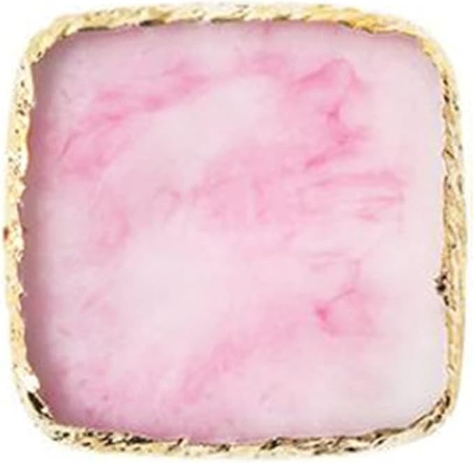 1 Piece Nail Art Palette Nail Polish Palette Mixing Palette Makeup Plate Nail Plate for Nail Art Nail Tip Holder Nail Art Display (pink square)