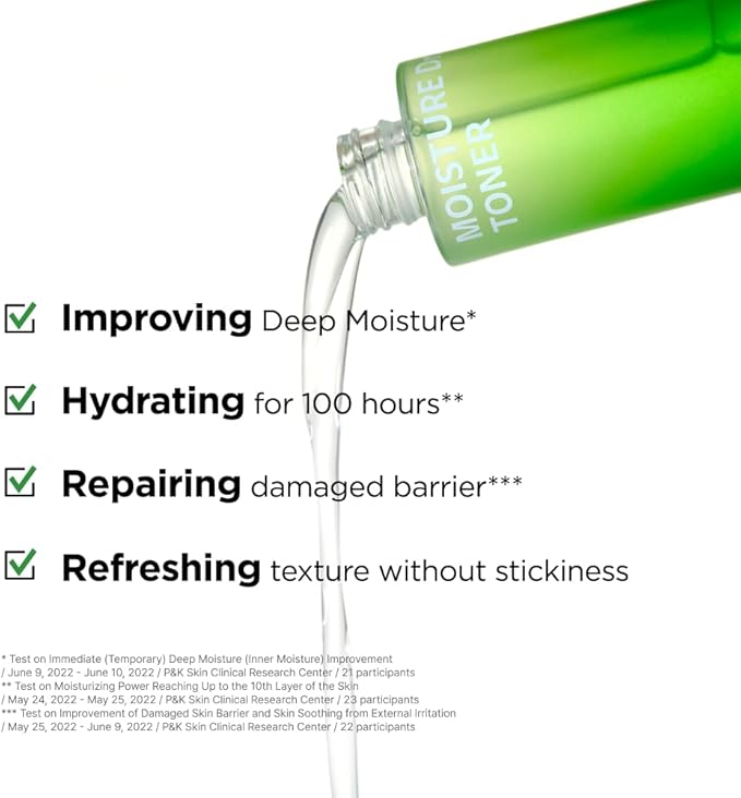 ISOI Moisture Dr. Soothing Toner, Lightweight Hydrating Toner with Tea Tree Ceramide & Hyaluronic Acid for Skin Barrier Support, Korean Skin Care (4.39 fl.oz/130ml)