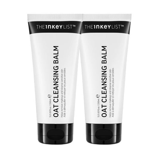 The INKEY List Oat Cleansing Balm Duo, Rich Balm Removes Makeup and Impurities, Reduces Redness, 5.0 fl oz (2 Pack)