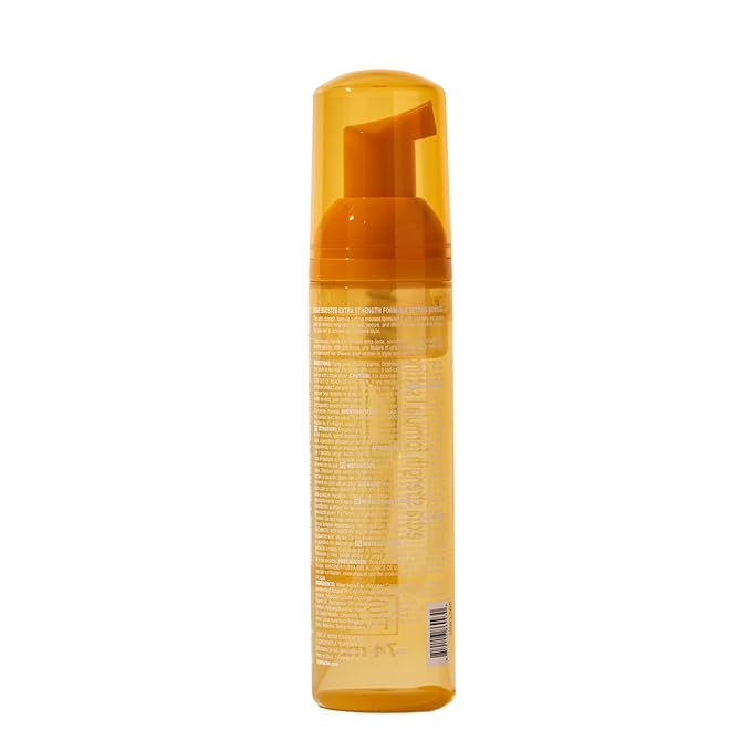 Style Factor EDGE BOOSTER Extra Strength Setting Mousse – Frizz Control, Extra Volume, and Conditioning – 2.5oz Citrine Mousse for Curly Hair