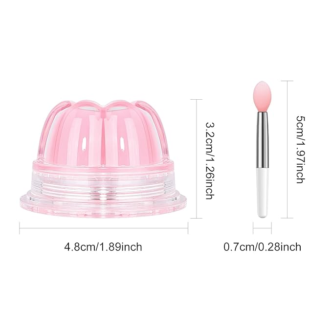 2Pc Jelly Lip Mask Overnight,Fruity Peach Lip Sleeping Mask Day Night Repair Kawaii Lip Balm Hydrate Plump Dry Lip Scrubs Exfoliator,Lip Care Lip Moisturizer with Collagen-Peach