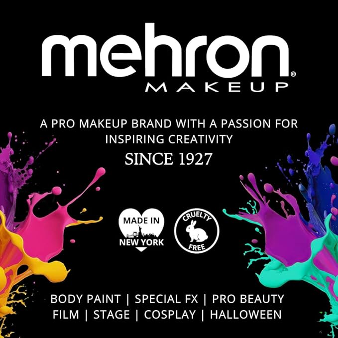 Mehron Makeup Liquid Makeup | Face Paint and Body Paint Perfect for Halloween, Cosplay I Air Brush Compatible 4.5 oz (133 ml) (GREEN)