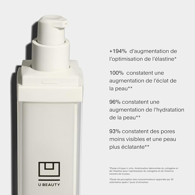 U Beauty Resurfacing Compound Serum - Renew & Illuminate Face Serum - Advanced 8-in-1 Formula with Vitamin C, Retinol, Hyaluronic Acid, & Peptides - Targets Fine Lines, Pores- 1.0 fl.oz