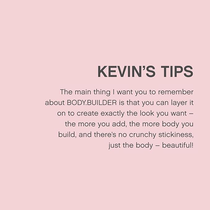 KEVIN.MURPHY BODY.BUILDER - Hair Volumising Mousse - For All Hair Types - Weightless & Sulphate-Free Hair Mousse - Hair Care Treatment - With Tangerine Peel Oil - 100 mL / 3 fl oz