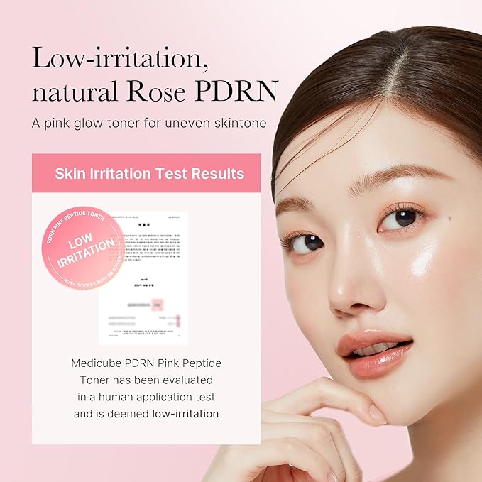medicube PDRN Pink Peptide Toner I Pink Glow Toner for Skin Boosting, Soothing and Calming, Uneven Skin Tone, Rose PDRN & Peptide & Niacinamide, Korean Skin Care (250ml / 8.45 fl. oz.)