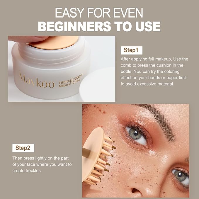 Freckle Pen Natural Like, Freckle Stamp Freckles Makeup, Fake Freckles Stamp Air Cushion, Magic Freckle, Natural Coffee, 15 g