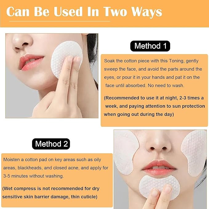 Glycolic Acid Toning Solution, Glycolic Acid 7% Toner, Glycolic Sour 7% Toning, KeepThe Skin Moist, Exfoliating Serum for Face, Facial Exfoliation Astringe Pores (240ML/8.0 Fl Oz)