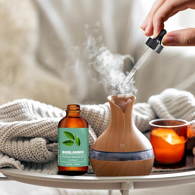 Organic Camphor Essential Oil for Damaged Hair Water Toner Spray for Face Skin Care Soaps Skin Hydration Bath Facial Mist Toner 118 ml