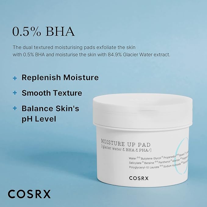 COSRX Propolis Toner Pads 70 Sheets, BHA, Gentle Daily Exfoliant for Sensitive Skin, Preventing Breakouts, Moisturizing, Nourishing, Blemish Care, Korean Skin Care