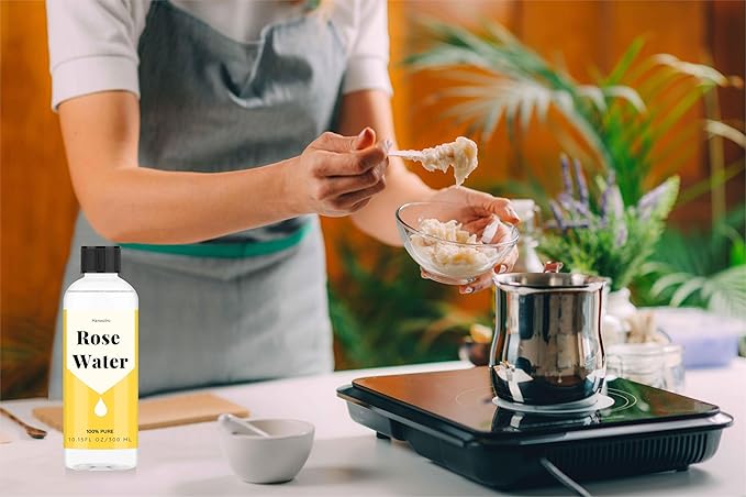 10.15 fl oz Rose Hydrosol for Face Hydrating Mist Hydration, 100% Pure Rose Water, Cleanses & Softens Skin, Promotes Healthy Skin Cell, Suitable for All Skin Types