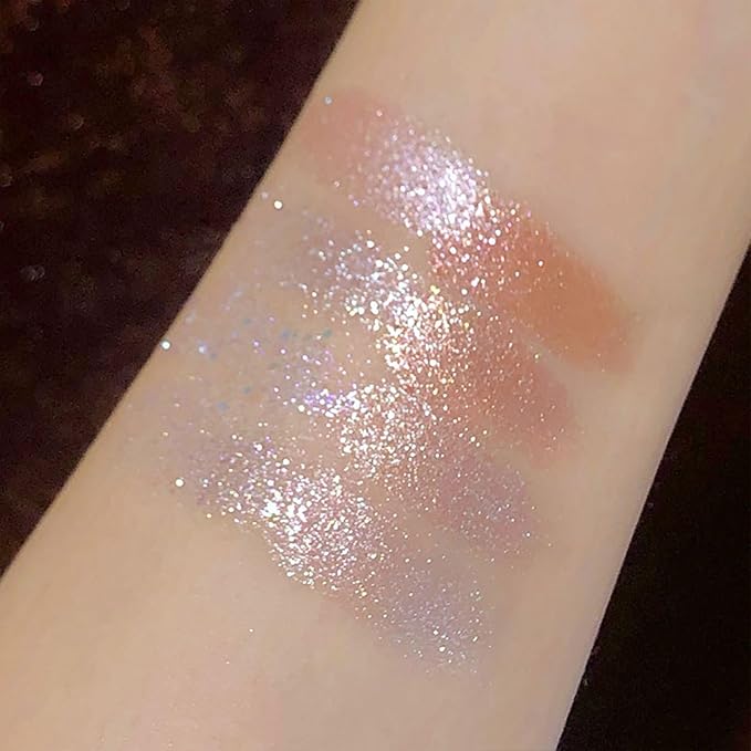 Erinde 9 Colors Eyeshadow Palette, Matte Shimmer Glitter Eye Shadow Palette Makeup, Highly Pigmented Long Lasting Waterproof, Natural Neutral Nude Eyeshadow Makeup Pallet, Diamond Snowflake