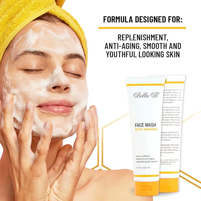 Bella B Bundle - Face Wash 4.1oz and Face Lotion 3.4oz