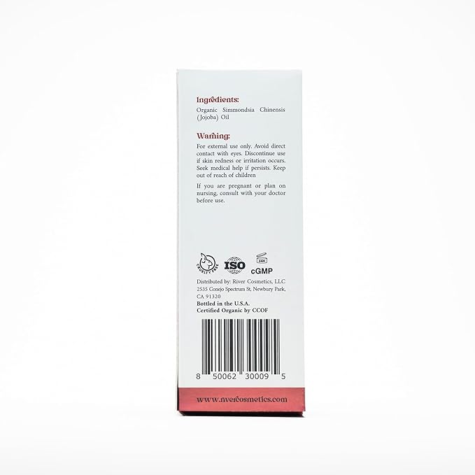 Organic Jojoba Oil, Cold Pressed Jojoba Oil for Face, Skin Care, and Hair Care, USDA Certified Organic 100% Pure, Hexane Free, 2 Fl Oz.