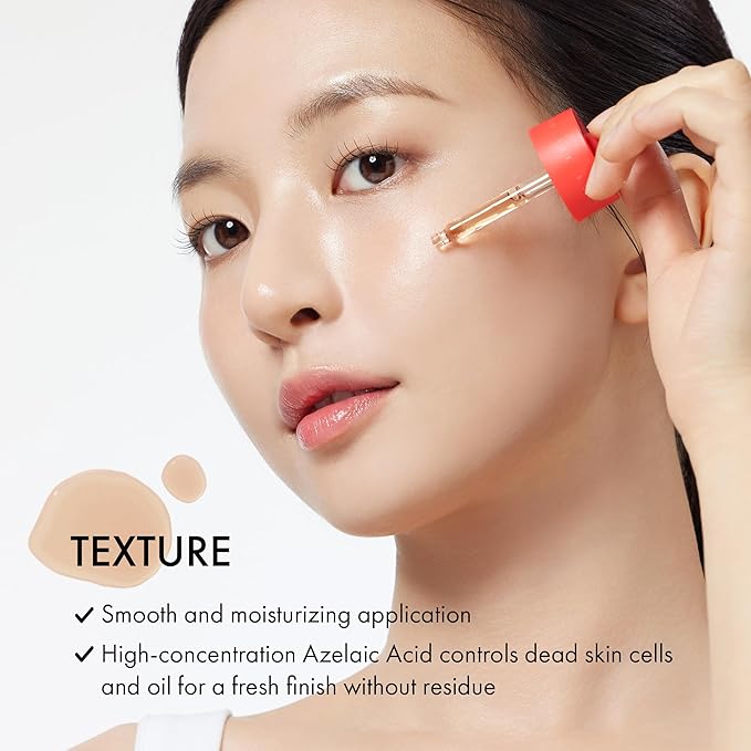 Dr.Ceuracle Azelaic Acid 10 & Madecassoside Ampoule - Redness Relief and Soothing Serum for Sensitive Skin and Blemish-Prone Spot Care, Korean Skincare