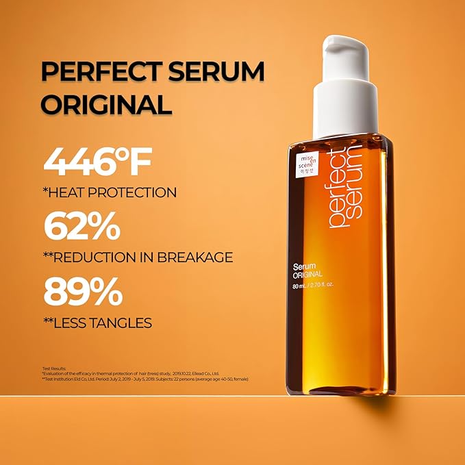 Mise En Scene Perfect Serum Original Bigger Size - Hair Oil for Frizzy & Dry Hair, Hydration and Nutrition Hair Essence for Damage Care, Floral Fragrance, Korean Hair Care Product, 3.71 Fl Oz.