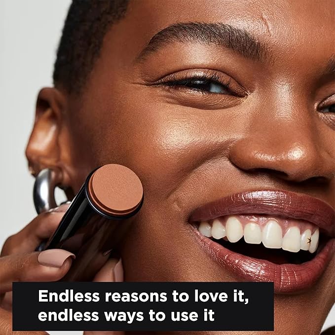 BLK/OPL Skin Perfecting Foundation Stick, SPF 15 Buildable & Blendable Face Foundation Makeup with Matte Finish - Full Coverage, Color Correcting & Sculpting - Hypoallergenic (Ebony Brown)