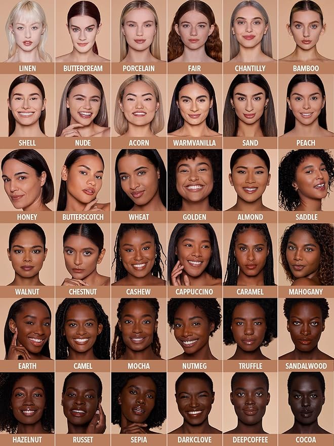 SHEGLAM SKin-Focus Full Coverage Powder Foundation Oil-Control Lightweight Face Pressed Powder Makeup-Warm Vanilla