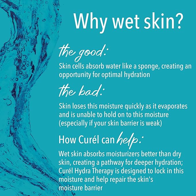 Curel Hydra Therapy Itch Defense Moisturizer and Body Wash Set, Wet Skin Lotion + Curel Itch Defense Calming Daily Cleanser, Body Wash, for Dry, Itchy Skin, 12 oz & 10 oz, Pack of 2