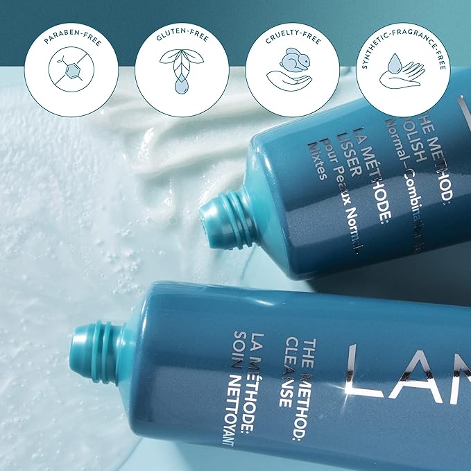 Lancer Skincare The Method: Cleanse Face Cleanser, Daily Face Wash with Salicylic Acid, Sensitive or Dehydrated Skin, 4.05 Fluid Ounces