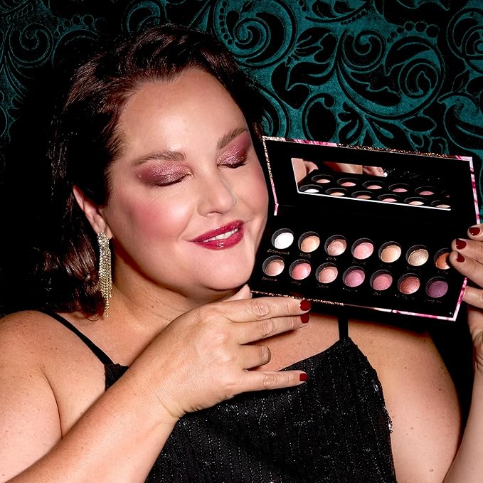 LAURA GELLER NEW YORK The Delectables Pink Prosecco Baked Eyeshadow Palette | 14 Pigmented Eyeshadows Blendable