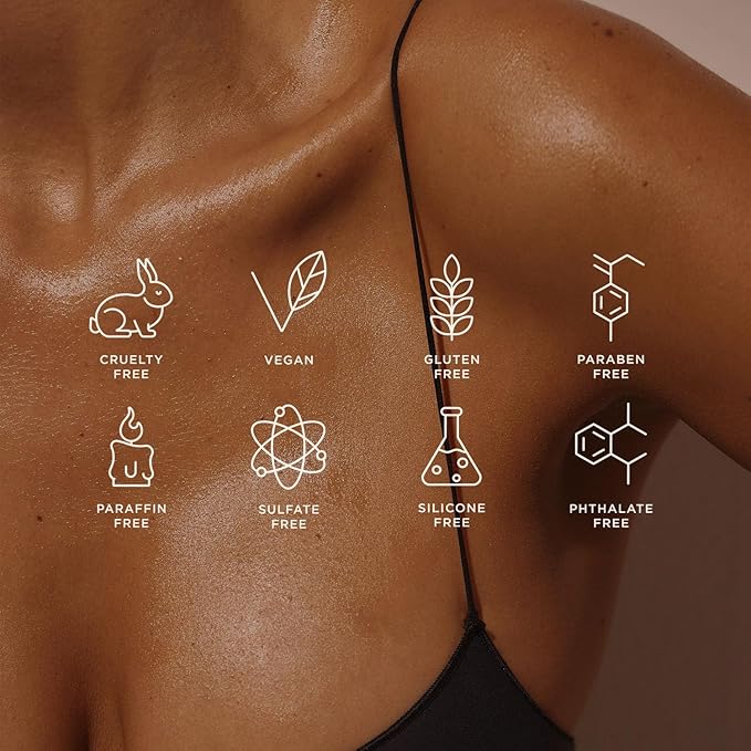 '+ Lux Unfiltered N°32 Gradual Self Tanner, Hydrating Self Tanning Lotion with Shea Butter & Squalane - Non-Sticky, No Transfer, Natural-Looking Tan - Vegan & Cruelty-Free Sunless Tanner - Santal