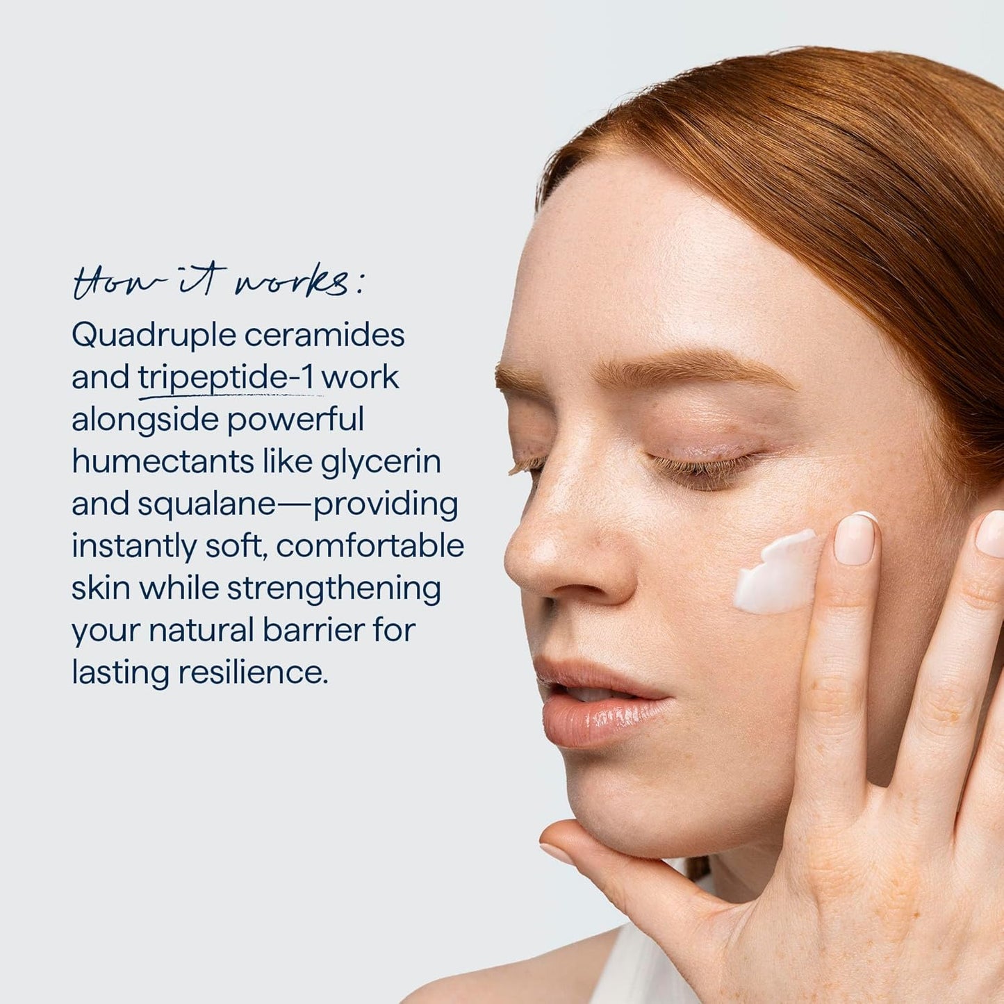 Remedy for Rich Moisture - Barrier Repairing Rich Cream Moisturizer for Normal to Dry Skin - Quadruple Ceramide Complex, Peptides, Squalane, Glycerin- By Dermatologist Dr. Shah, 1.7 fl. oz