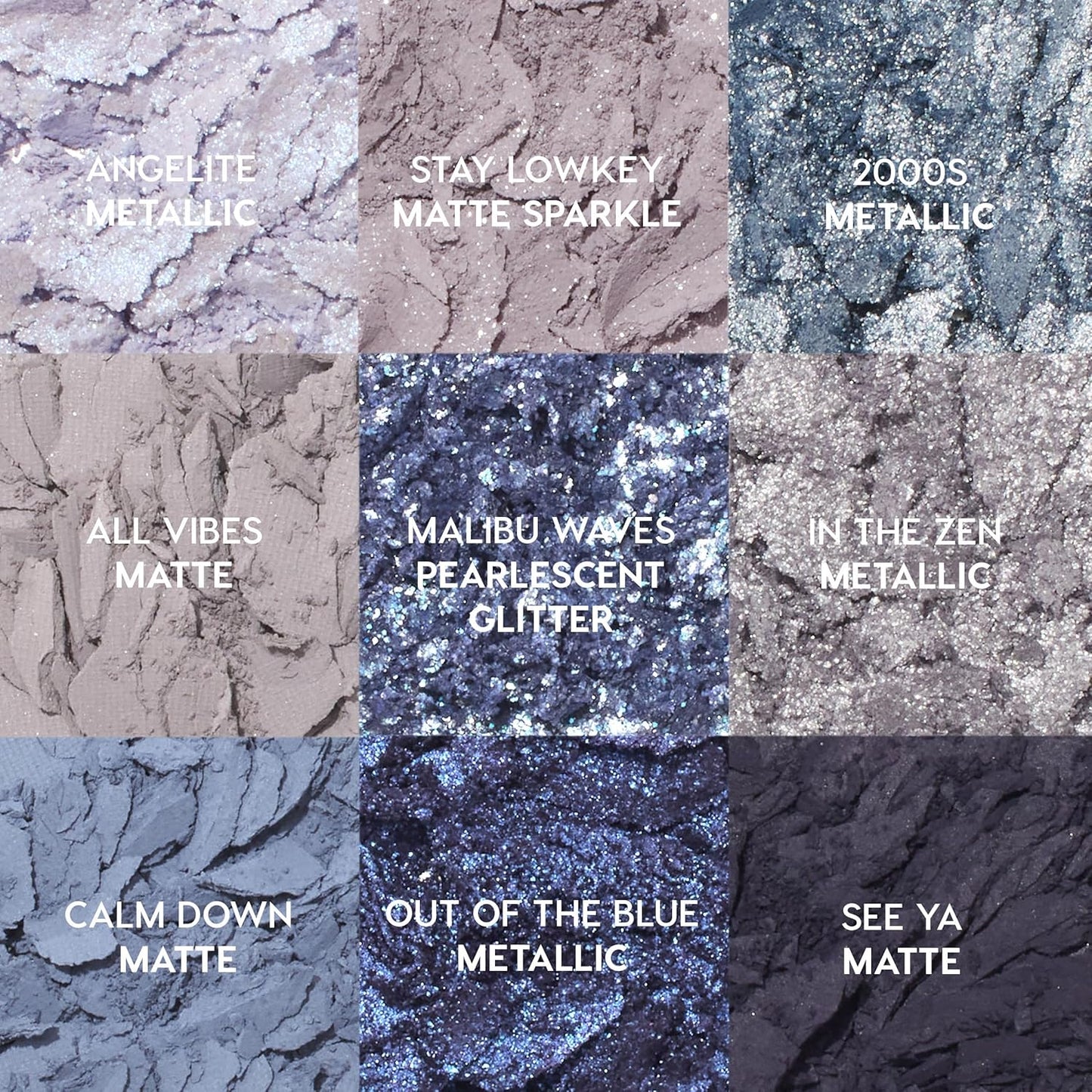 Colourpop So Elemental Eyeshadow Palette - Blue & Silver Shadow Palette with Metallic and Matte Finishes - High-Pigment Eye Makeup with a Long-Wearing Formula (0.3 oz)