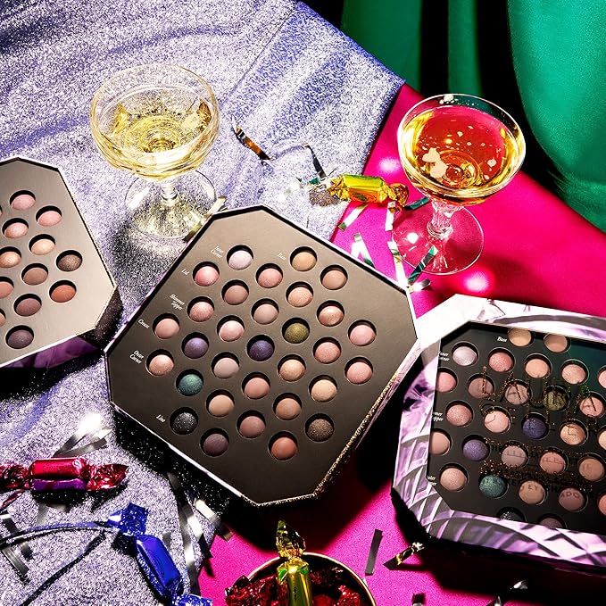 LAURA GELLER NEW YORK The Ultimate Palette Baked Eyeshadow Palette Sensation Soiree - 31 shades - Matte and Shimmer Shades - Pigmented Crease-Proof Eye Makeup