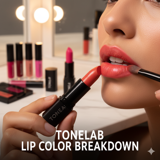 💄 [TONELAB LIP COLOR BREAKDOWN] 3 Formula Secrets to Your "Lit-From-Within" Lip Color