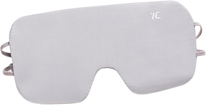 7C Soft Sleep Mask - Eye Mask - Hyaluronic Acid Anti-Aging Under Eye Cover with Adjustable Ear Elastic Straps for Full Night Sleep, Nap, Reduces Puffy Eyes Gifts