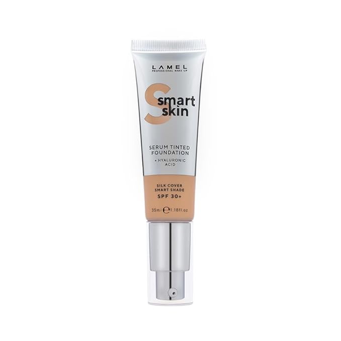 Lamel- Smart Skin Serum Tinted Foundation - 405 Latte | Smoothens skin | Weightless texture| Blurs pores | All-day wear | 35ml
