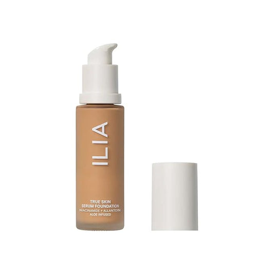 ILIA - True Skin Serum Foundation | Non-comedogenic, Cruelty-Free, Vegan, Weightless Feel, Buildable Coverage, Safe For Sensitive Skin (Bedarra SF8.5)