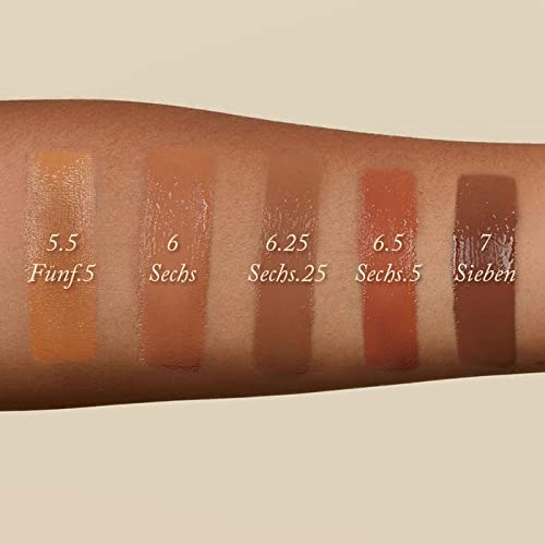Monika Blunder Beauty - Blunder Cover Foundation Concealer - Shade: 5.5 - Fünf.5 - Medium/Deep, Warm Yellow Undertones - Clean Beauty, All-In-One, Cruelty-Free, Vegan - 0.62 oz