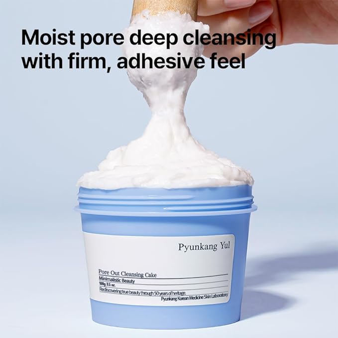 Pyunkang Yul PKY Pore Out Faicial Cleanser, Sticky Clay absorbs impurities & Makeup, Deep Pore Cleansing with Moisture (3.38 Fl. Oz, 100g)
