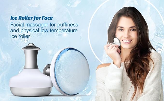 2 Pack Ice Roller for Face and Eyes, Facial Roller Device for Women, Ice Wand for Different Skin