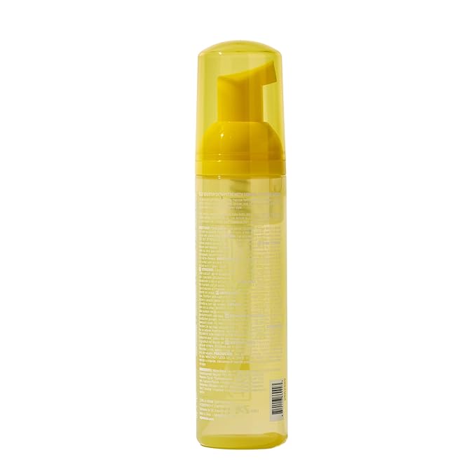 Style Factor EDGE BOOSTER Extra Strength Setting Mousse – Frizz Control, Extra Volume, and Conditioning – 2.5oz Yellow Quartz Mousse for Curly Hair