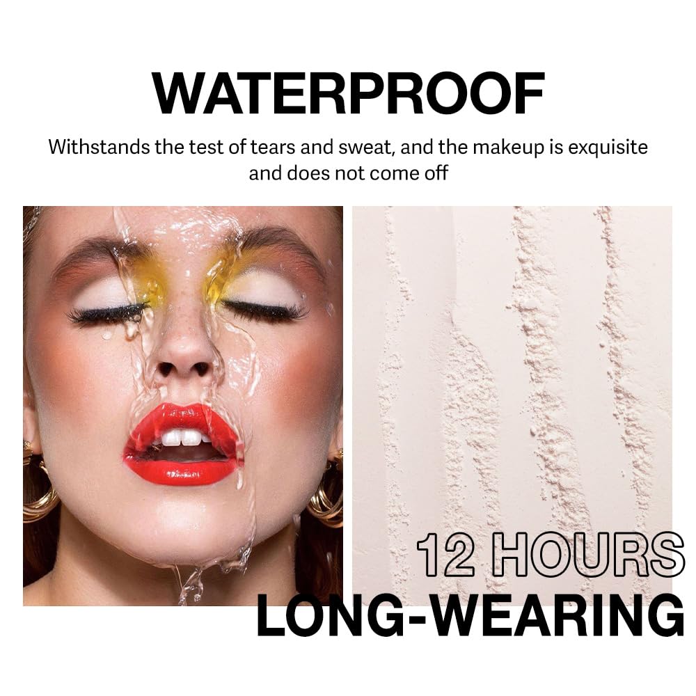 AMY'S DIARY White Black Pink Matte Eyeshadow Palette 3 pics set – Long-Lasting & Highly Pigmented, Vegan & Cruelty-Free