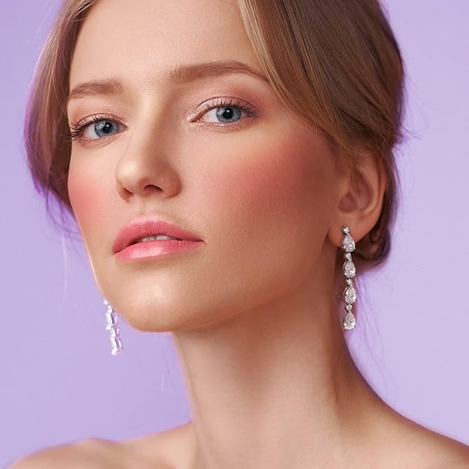 2Pcs Cream Blush Highlighter Makeup Stick Makeup Set for Girls and Women #T Cherry Blush