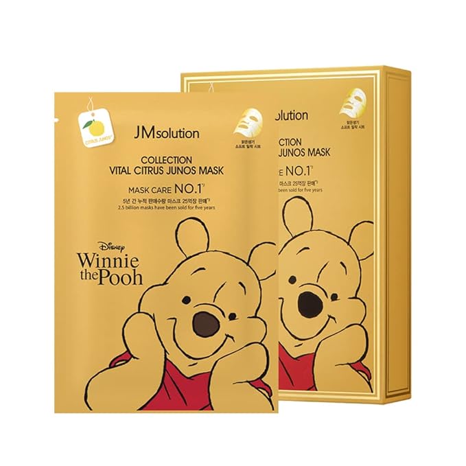 JMsolution Disney Collection Vital C mask- Brightening Elastic -Korean Skin care facial mask 10EA