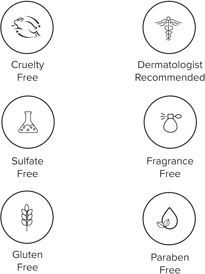 DRMTLGY Essential Facial Cleanser - Gentle Face Cleanser and Face Wash for Women and Men with Anti-Aging Peptides & Hyaluronic Acid. 6.9 fl oz, 2 Pack