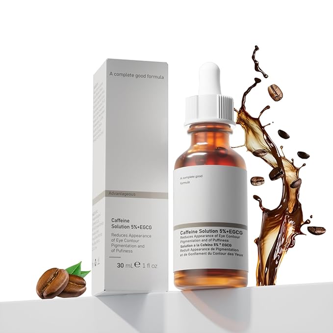 The Caffeine Solution 5% + EGCG，Reduces Appearance of Eye Contour Pigmentation and Puffiness，Under Eye Serum (30ml) Caffeine For Face Moisturizing Serum (1)