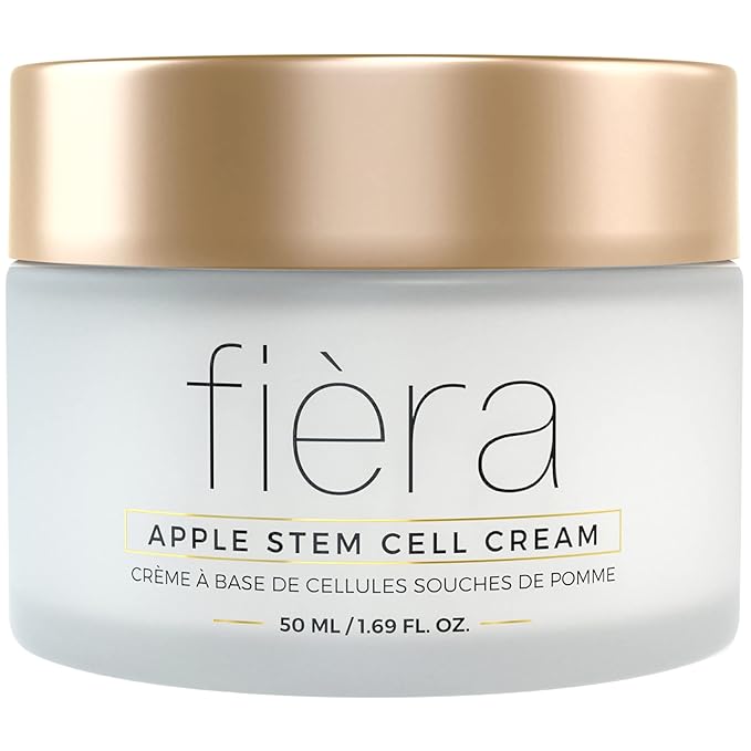 FIÈRA 24-Hour Rejuvenating Face Cream with Apple Stem Cells - Anti-Aging Moisturizer for Mature Skin, Day & Night Hydration, Improves Skin Tone, Texture, and Elasticity - 1.69 FL. OZ. / 50 ML