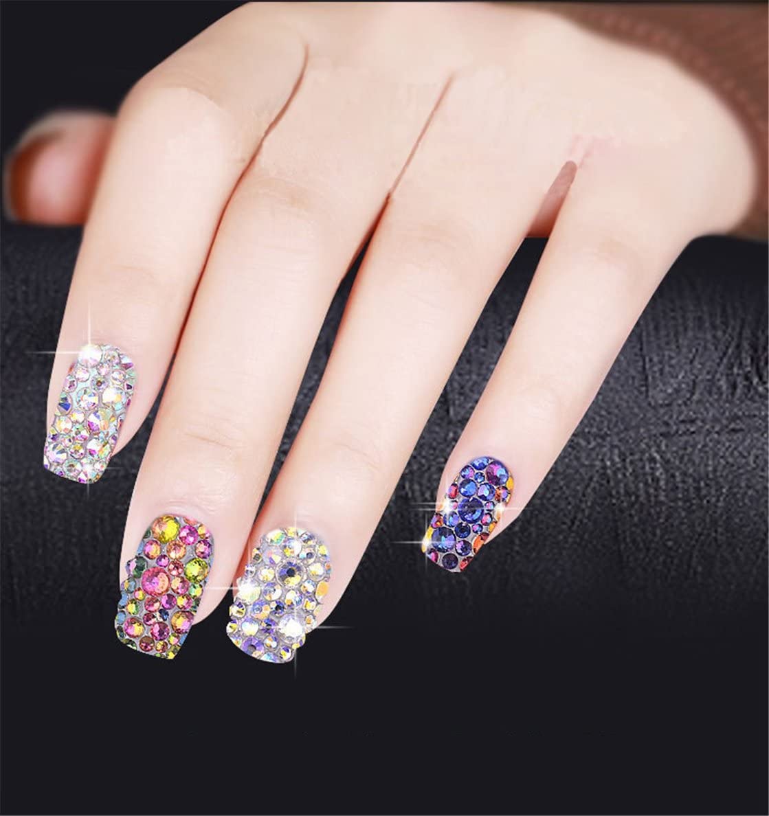 1500 Pieces SS16 4mm Flatback Rhinestones Clear Glass Round Gems Crystals for Nail Art DIY Crafts Clothes Shoes Bags （Golden Yellow）