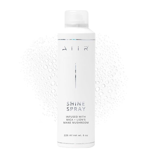 AIIR Shine Spray -Smoothing Spray for Glossy Sleek Hair, Humidity and Frizz Shield Spray, Gloss Spray, Lightweight Spray Coats and Protects Hair, Enhance Shine & Color with Reflect, 6 oz