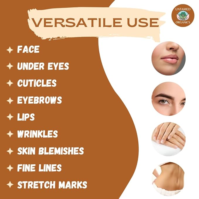 Youth Elixir - Roll On Facial Serum For Under Eyes and Face with Certified Organic, Cold Pressed, Hexane Free Castor, and Frankincense Oil - Miracle Anti-Aging Oil 10mL