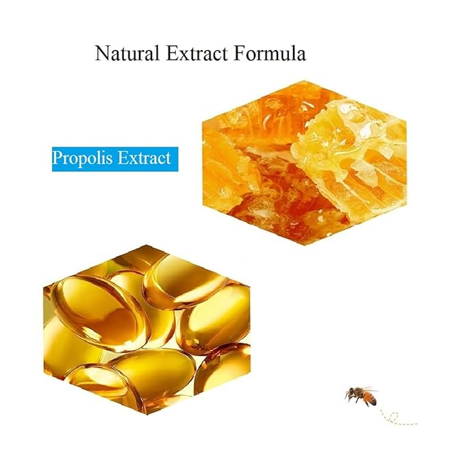 4 PCS Bee Lip Balm Honey Pot,Honey Lip Mask,Honey Propolis Lip Mask Moisturizing Moisture Nourishing Dry & Chapped Lips,Lip Care and Reduces Lip Lines,Lip Exfoliating