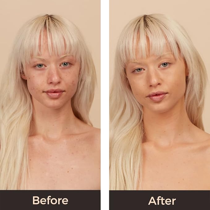 Monika Blunder Beauty - Blunder Cover Foundation Concealer - Shade: 3.5 - Drei.5 - Light/Medium, Neutral with Subtle Pink Undertones - Clean Beauty, All-In-One, Cruelty-Free - 0.62 oz