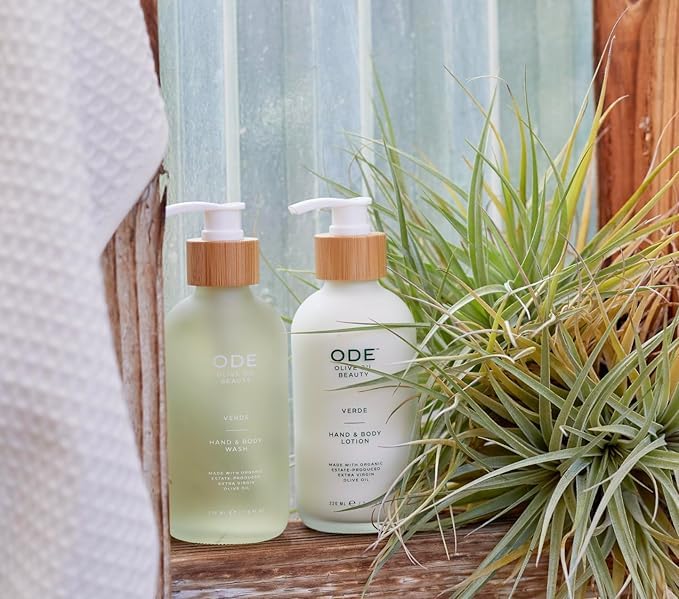 McEvoy Ranch Lavender Hand & Body Wash (2-pack) by ODE Olive Oil Beauty, Organic EVOO, California Made, Nourishing Foaming Wash