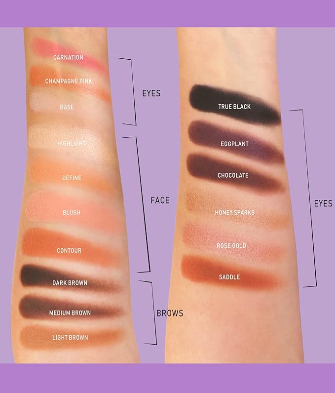 Rude Cosmetics In Your Face 3-in-1 Palette Makeup Women 0.84 oz