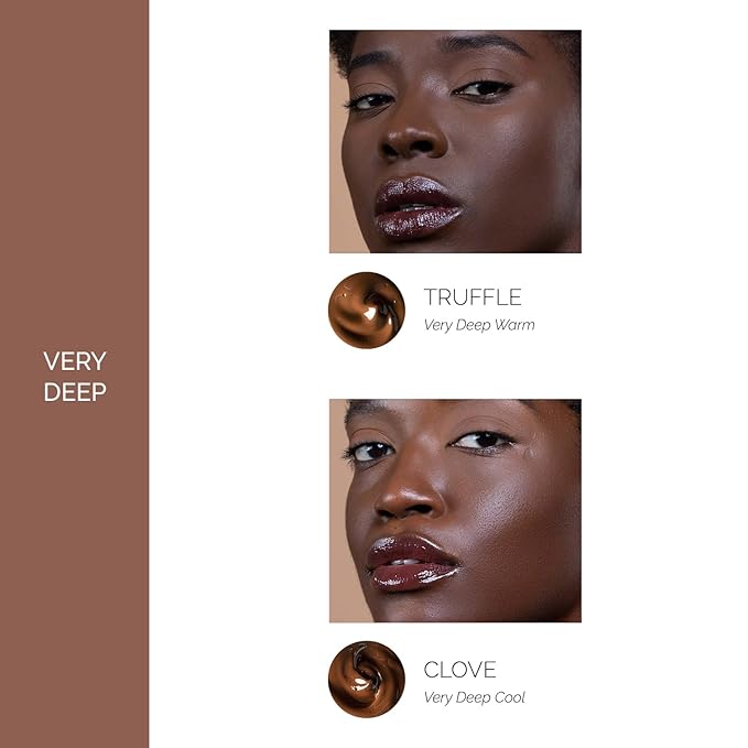 OFIR Skin Satin Medium Coverage Foundation | Buildable, Non-Creasing Finish | Vegan, Cruelty-Free, Paraben-Free Makeup | Blue Light Protection | 1 FL OZ (Coffee - Deep Warm)